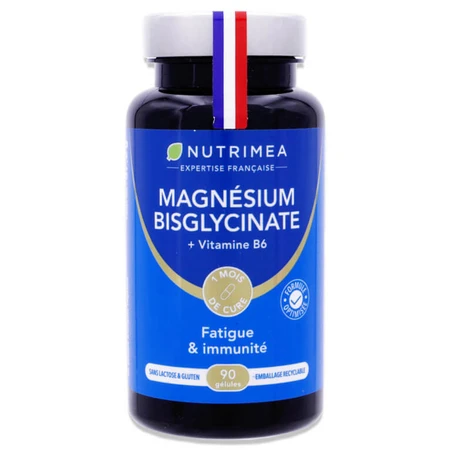 NUTRIMEA: BISGLICINATO DE MAGNESIO PARA COMBATIR LA FATIGA Y REFORZAR EL SISTEMA INMUNITARIO, 90 CÁPSULAS