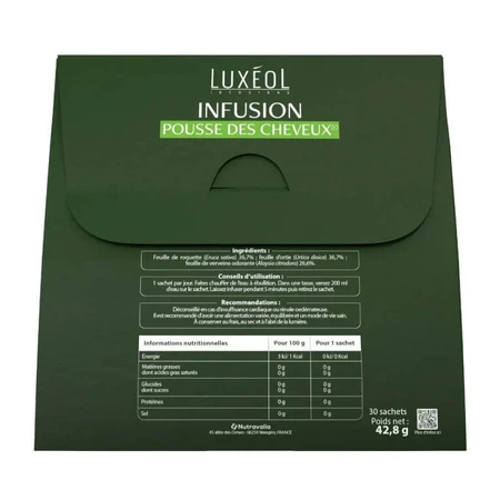 LUXÉOL HAARGROEI-INFUSIE, 30 ZAKJES