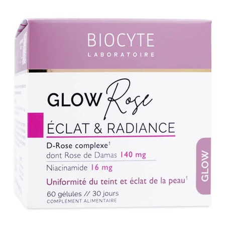 BIOCYTE GLOW ROSE: HELLIGKEIT UND AUSSTRAHLUNG, 60 KAPSELN
