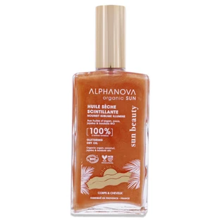 ALPHANOVA BIO HUILE SECHE SCINTILLANTE CORPS & CHEVEUX 100ML