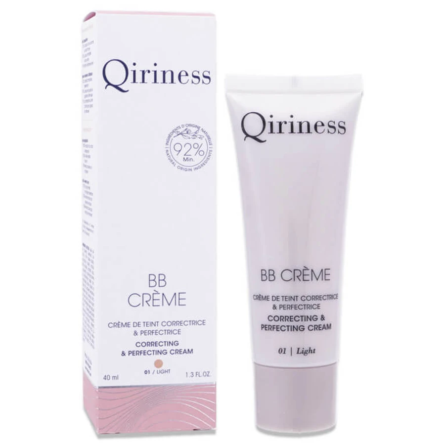 QIRINESS BB CORRECTING & PERFECTING FOUNDATION CREAM 01 LIGHT 40ML