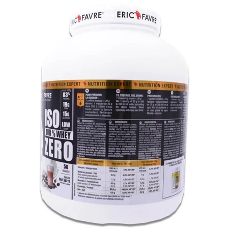 ERIC FAVRE ISO ZERO 100 % SUERO DE LECHE CAFÉ CON LECHE 1,5 kg