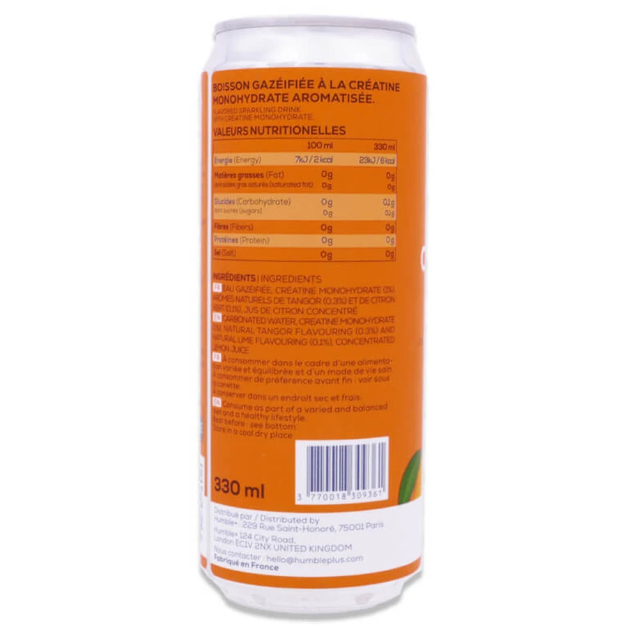 HUMBLE+ CREATINE WATER 3G TANGOR LIME 330ML