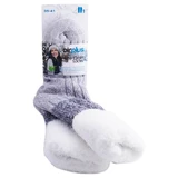 AIRPLUS ALOE CABIN MOISTURIZING SOCKS, GRAY, SIZE 35-41