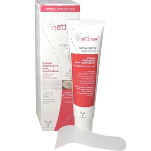 NETLINE HAIR REMOVAL CREAM WITH APPLICATOR FOR UNDERARMS AND BIKINI LINE, 100 ML