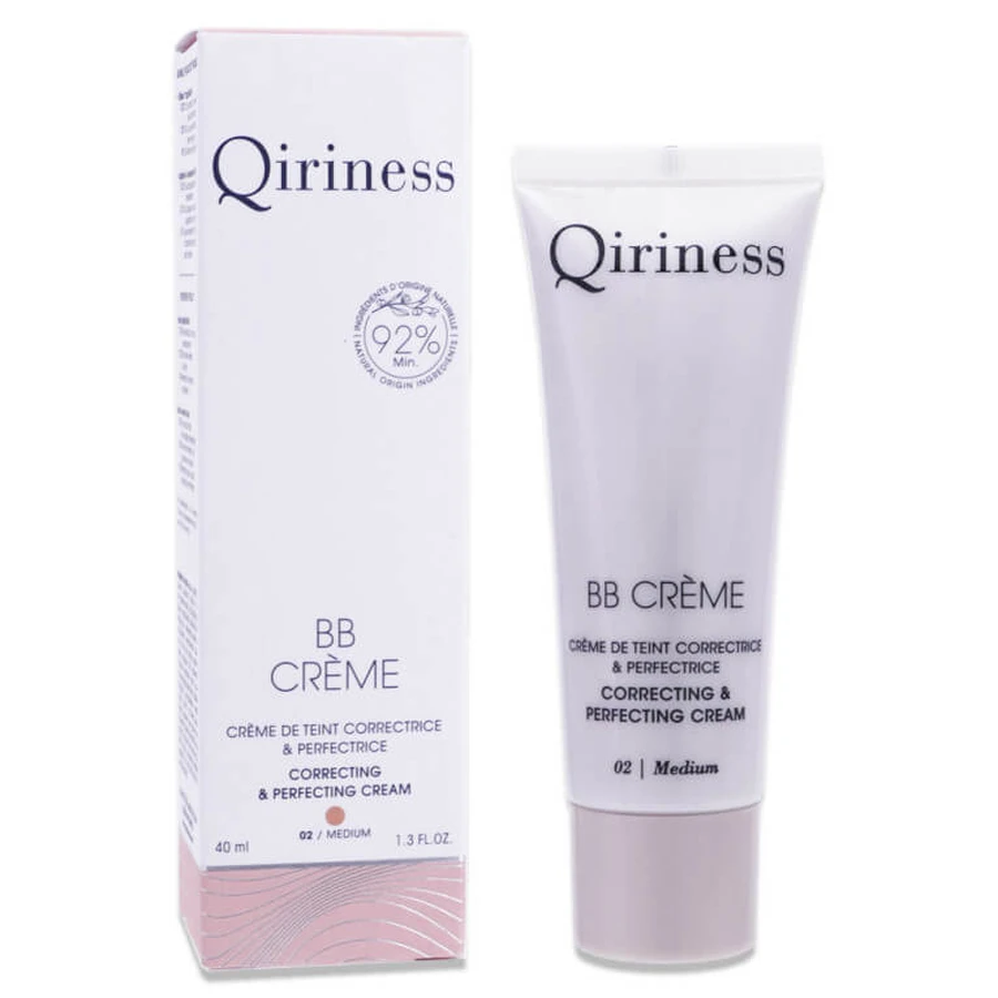QIRINESS BB CORRECTING & PERFECTING FOUNDATION CREAM 02 MEDIUM 40ML