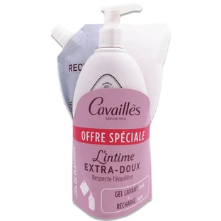 GEL LIMPIADOR ÍNTIMO EXTRA SUAVE DE ROGE CAVAILLES + RECAMBIO