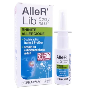 3C PHARMA ALLER'LIB RHINITE ALLERGIQUE SPRAY NASAL 15ML