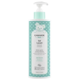 GEL LIMPIADOR GAMARDE BABY, 400 ML, PARA EL CUERPO Y EL CABELLO