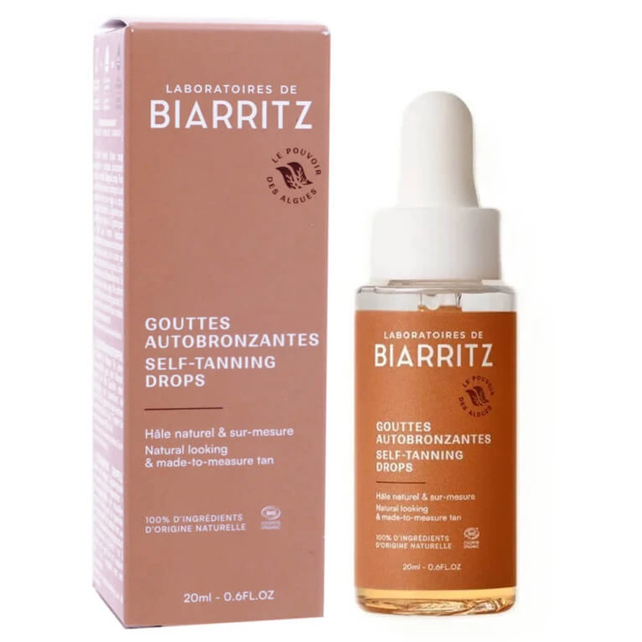 BIARRITZ ORGANIC SELF-TANNING DROPS 20ML