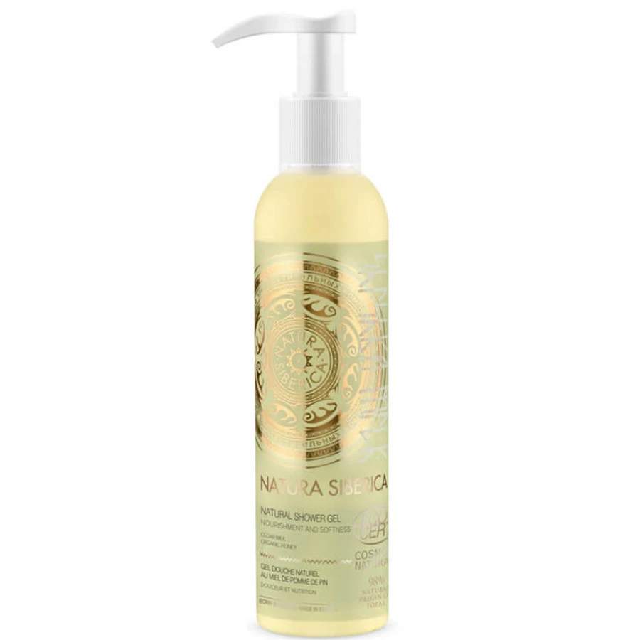 NATURA SIBERICA GEL DOUCHE DOUCEUR NATUREL AU MIEL DE POMME DE PIN 400ML