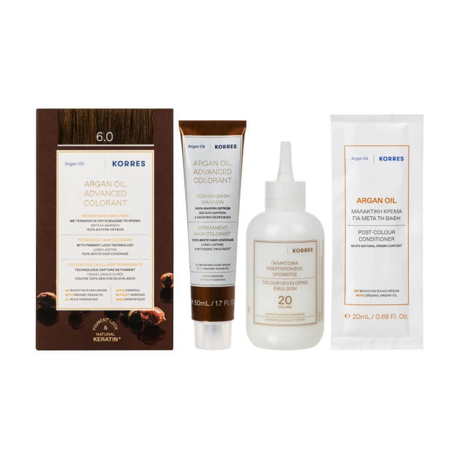 KORRES PERMANENT HAIR COLOR WITH ARGAN OIL - DARK BLONDE
