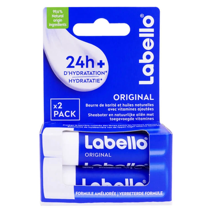 LABELLO ORIGINAL LIP STICKS 2 X 4.8G