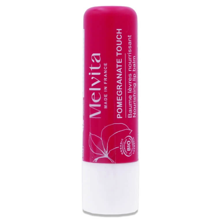 MELVITA ORGANIC NOURISHING POMEGRANATE LIP BALM 4.5G