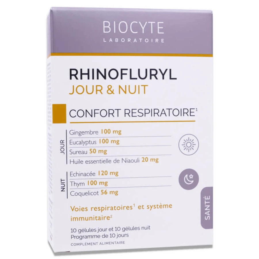 BIOCYTE RHINOFLURYL DAY & NIGHT 20 CAPSULES