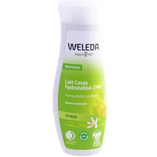 WELEDA LOCIÓN HIDRATANTE CORPORAL ECOLÓGICA DE 24 HORAS, CÍTRICOS, 200 ML