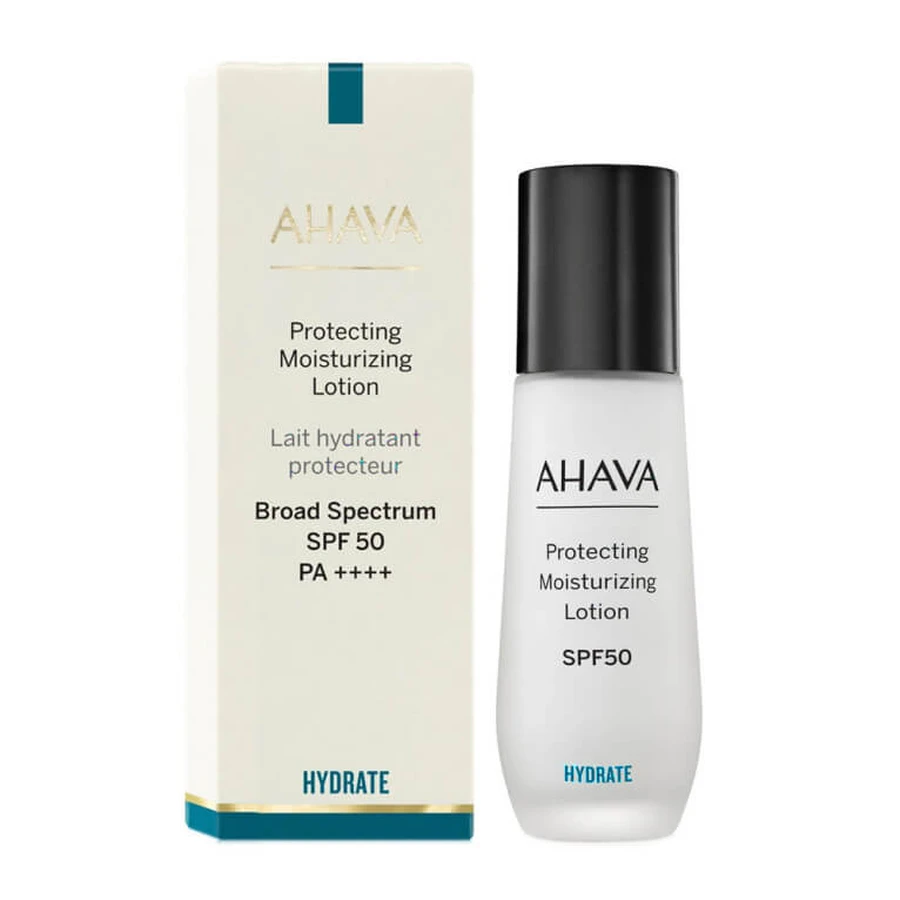 Loción hidratante protectora AHAVA SPF 50, 50 ml