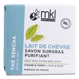 MKL Goat Milk Purifying Moisturizing Soap with Sencha Tea, 100g