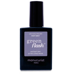 MANUCURIST GREEN FLASH MIST GREY NAIL POLISH 15ML