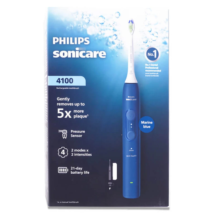 PHILIPS SONICARE 4100 BROSSE A DENTS ELECTRIQUE BLEU MARINE