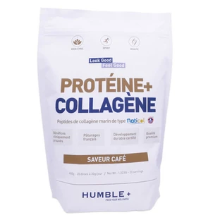 HUMBLE + PROTEÍNA + COLÁGENO, SABOR A CAFÉ, 600 G