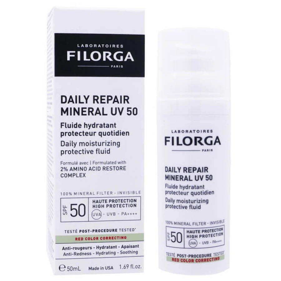 FILORGA LOCIÓN HIDRATANTE FACIAL DAILY REPAIR CON SPF 50, 50 ML