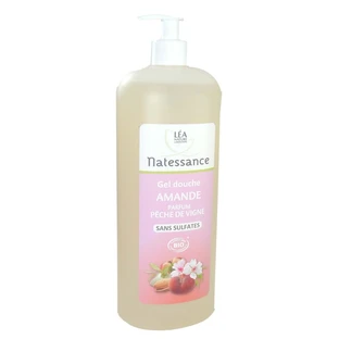 GEL DE DUCHA NATESSANCE DE ALMENDRA Y MELOCOTÓN DE VIÑA, 1 L