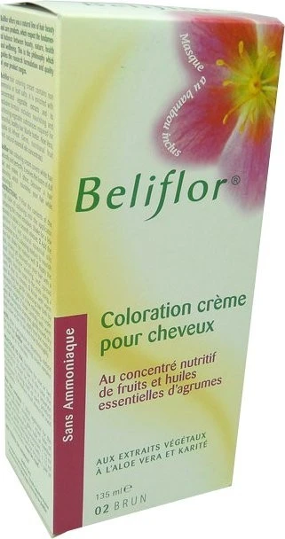 BELIFLOR HAIR DYE 2 BROWN 135ML
