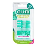 GUM SOFT-PICKS COMFORT FLEX TALLA L, PAQUETE DE 40, MENTA FRESCA, N.º 671