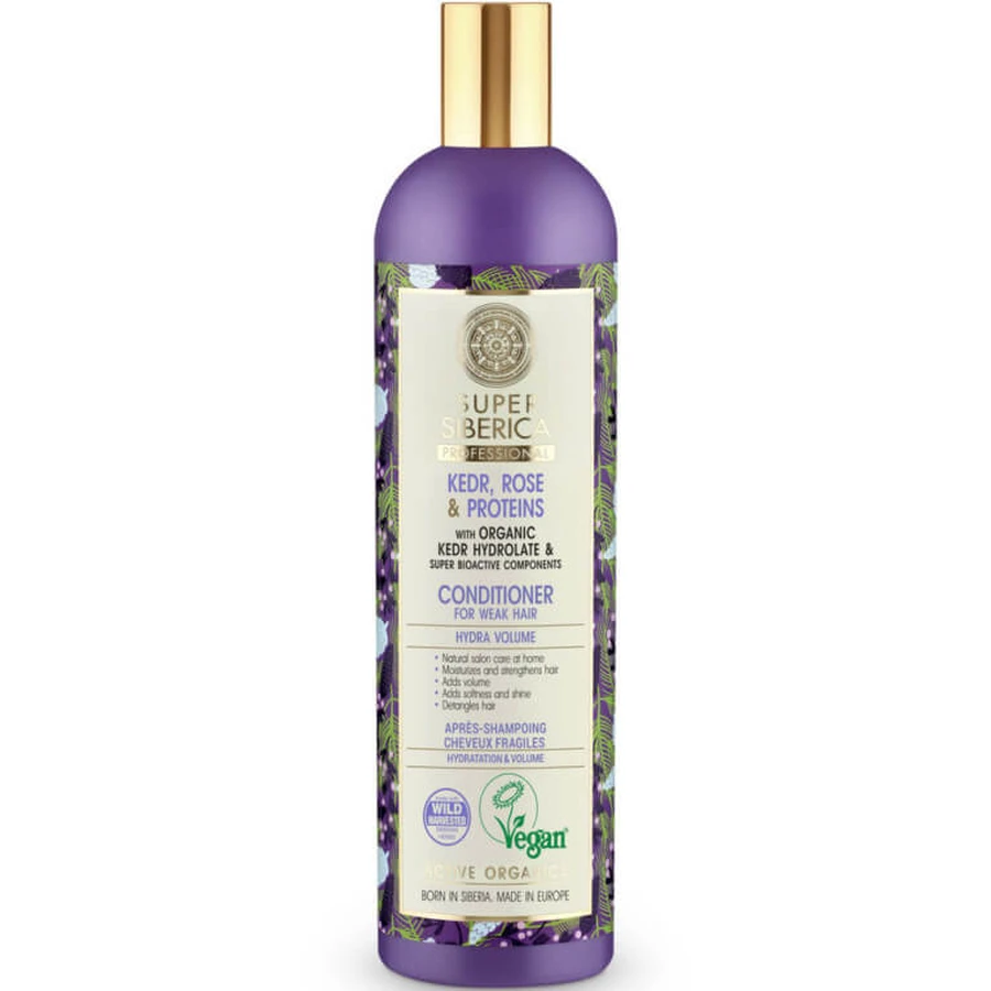 ACONDICIONADOR SUPER SIBERICA HYDRA VOLUME PARA CABELLO FRÁGIL 400 ML