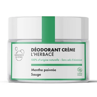 CLEMENCE & VIVIEN KRUIDEN-DEODORANT: PEPPERMUNT & SALIE 50 G