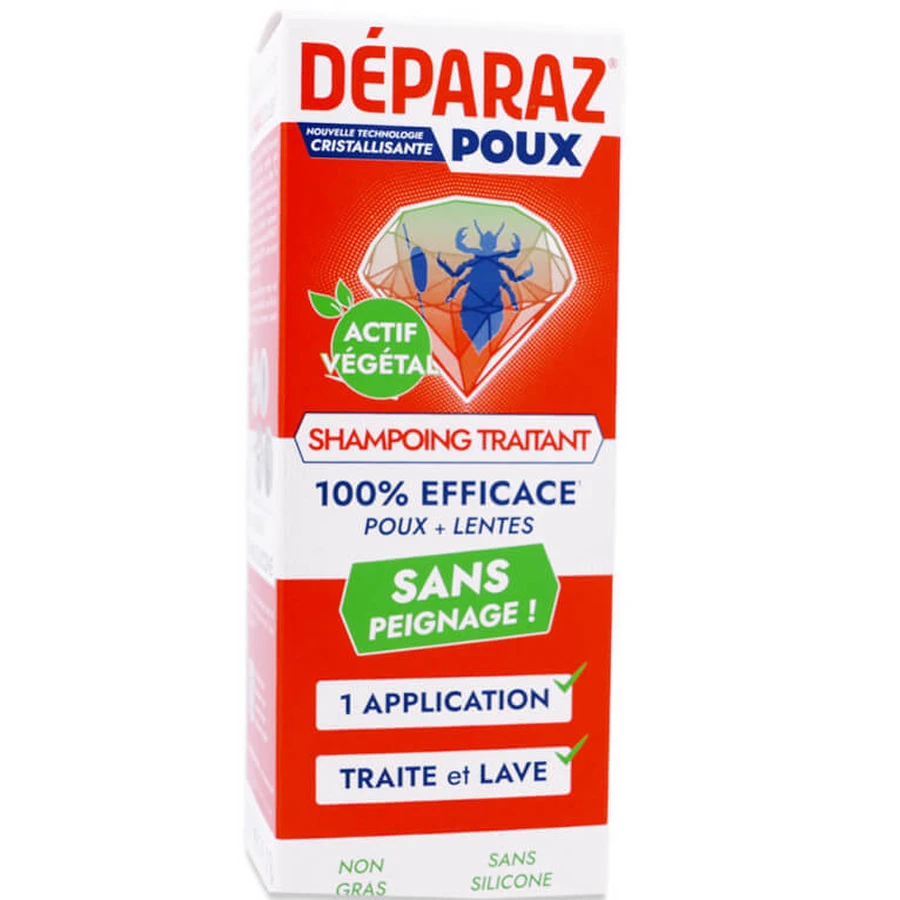 DEPARAZ SHAMPOO TEGEN LUIZEN (KAMMEN IS NIET NODIG) 100 ML