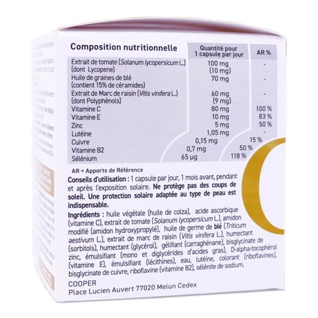 OENOBIOL SUN EXPERT PREPARATEUR SOLAIRE 3 EN 1 30 CAPSULES