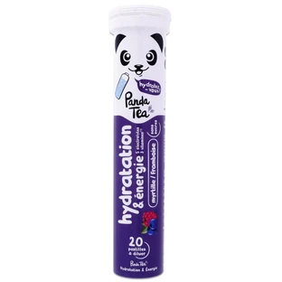 PANDA TEA HYDRATION & ENERGY HEIDELBEERE-HIMBEERE 20 TABLETTEN