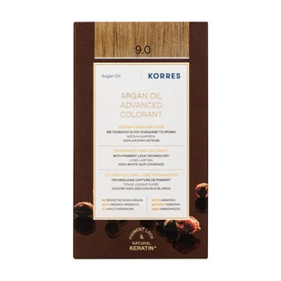 KORRES ARGANOLIE HAARKLEUR 9.0 ZEER LICHTE BLOND