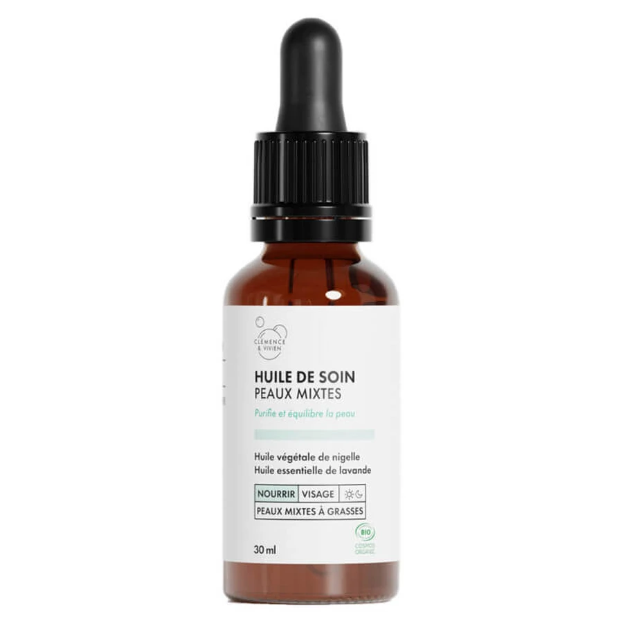 CLÉMENCE & VIVIEN HUILE DE SOIN PURIFIANTE BIO 30 ML