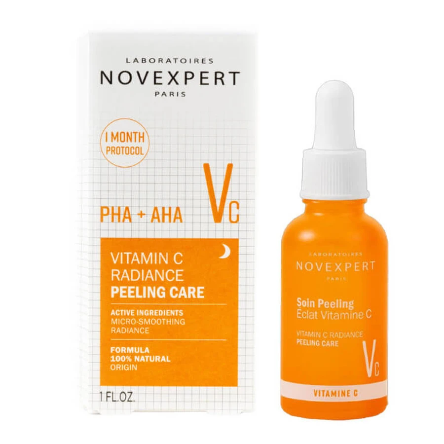NOVEXPERT TRATAMIENTO EXFOLIANTE ILUMINADOR CON VITAMINA C 30 ML