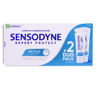 SENSODYNE EXPERT PROTECT SNELWERKENDE TANDPASTA, VERPAKKING VAN 2 X 75 ML