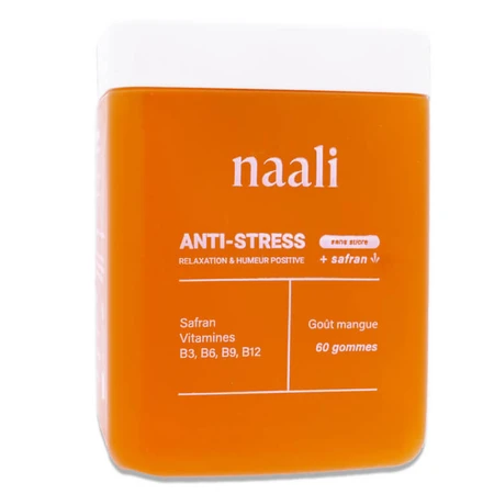 NAALI ANTI-STRESS + SAFFRAN 60 GUMMIBÄLLCHEN