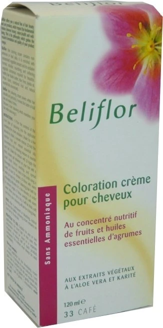 BELIFLOR HAIR COLOR CREAM 33 CAFE 120 ML
