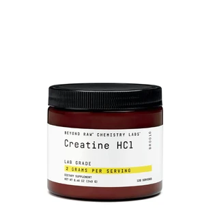 Gnc Beyond Raw Chemistry Labs Creatina Hcl, en polvo sin sabor, 240 g