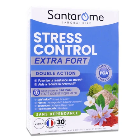 SANTAROME STRESS CONTROL EXTRA FUERTE 30 COMPRIMIDOS