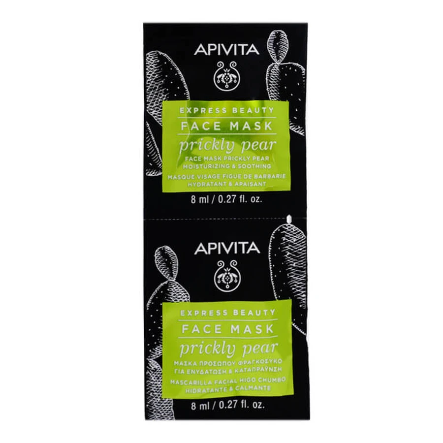 APIVITA EXPRESS BEAUTY: MÁSCARA HIDRATANTE Y CALMANTE CON HIGO CHUMBERO 2X8 ML