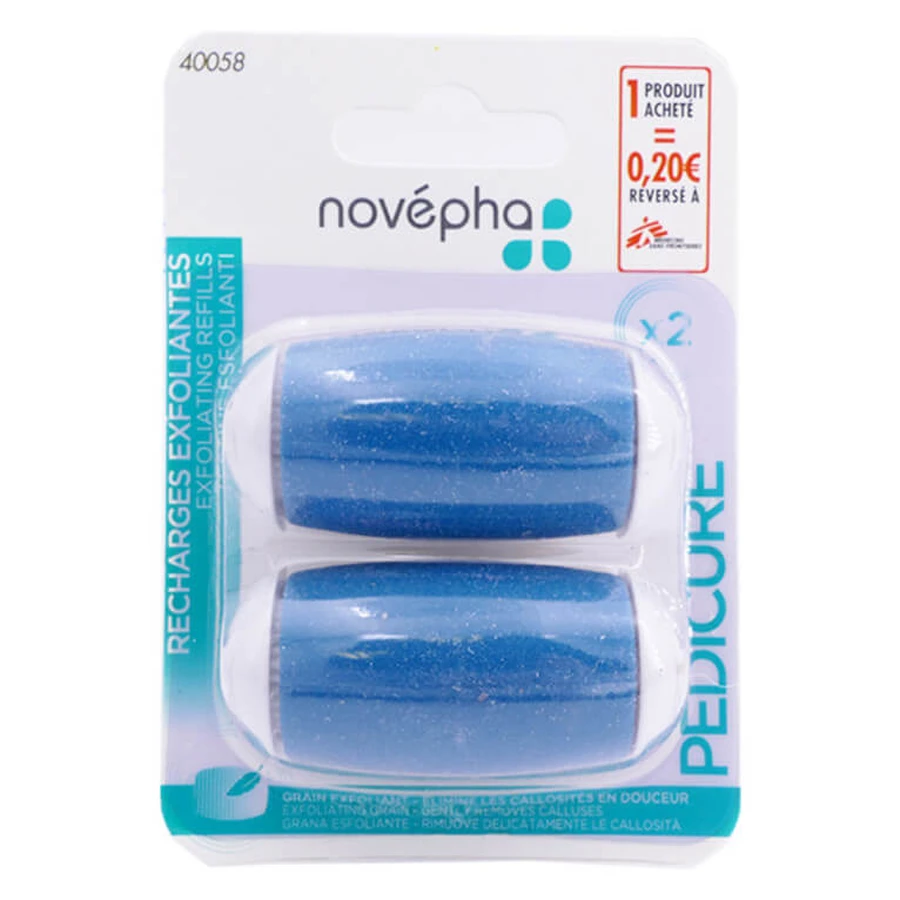 NOVÉPHA PEDICURE EXFOLIËRENDE NAVULLINGEN (2-PACK)