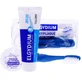 ELGYDIUM TRAVEL KIT: ANTI-PLACQUE TOOTHPASTE + TOOTHBRUSH