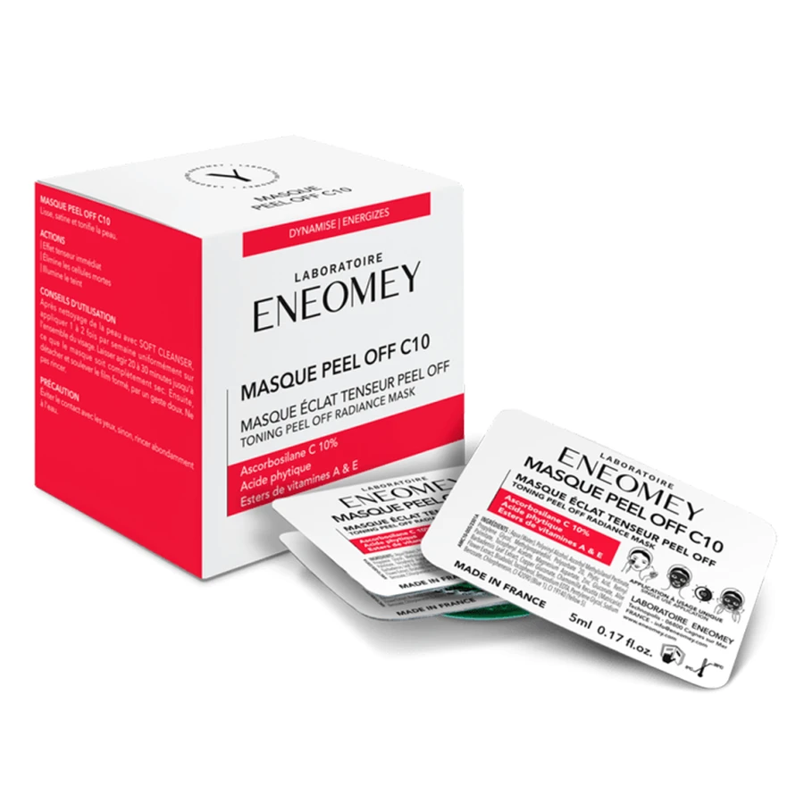 ENEOMEY MASCĂ LUMINOZĂ ȘI RIDICĂTOARE DE TEN PEEL-OFF C10 6 x 5 ml