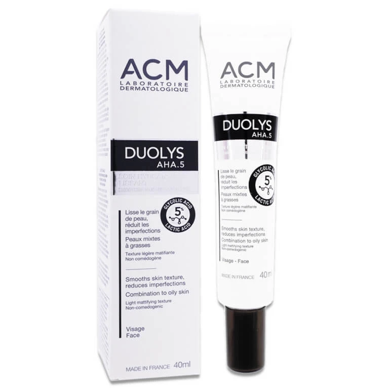 ACM DUOLYS AHA 5 MOISTURIZING AND SMOOTHING TREATMENT 40ML