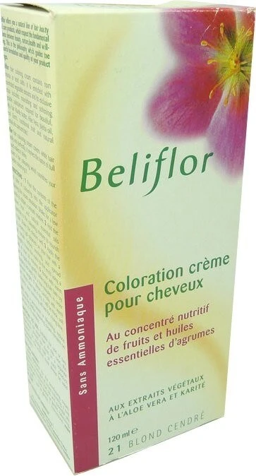 BELIFLOR HAIR COLOR CREAM 21 ASH BLONDE 120 ML