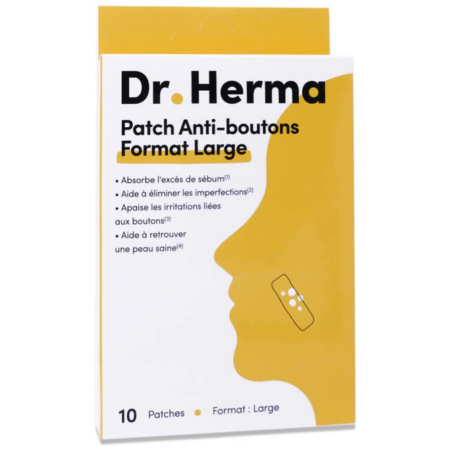 DR HERMA 10 LARGE ACNE PATCHES