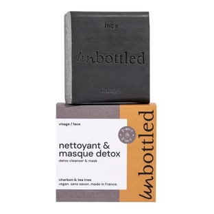 UNBOTTLED PRODUS DE CURĂȚARE ȘI MASCĂ DETOX VEGANĂ FĂRĂ SĂPUN 90G